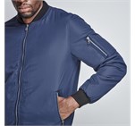 Mens Crusader Bomber Jacket - Navy BAS-10200-N-DT 009-NO-LOGO